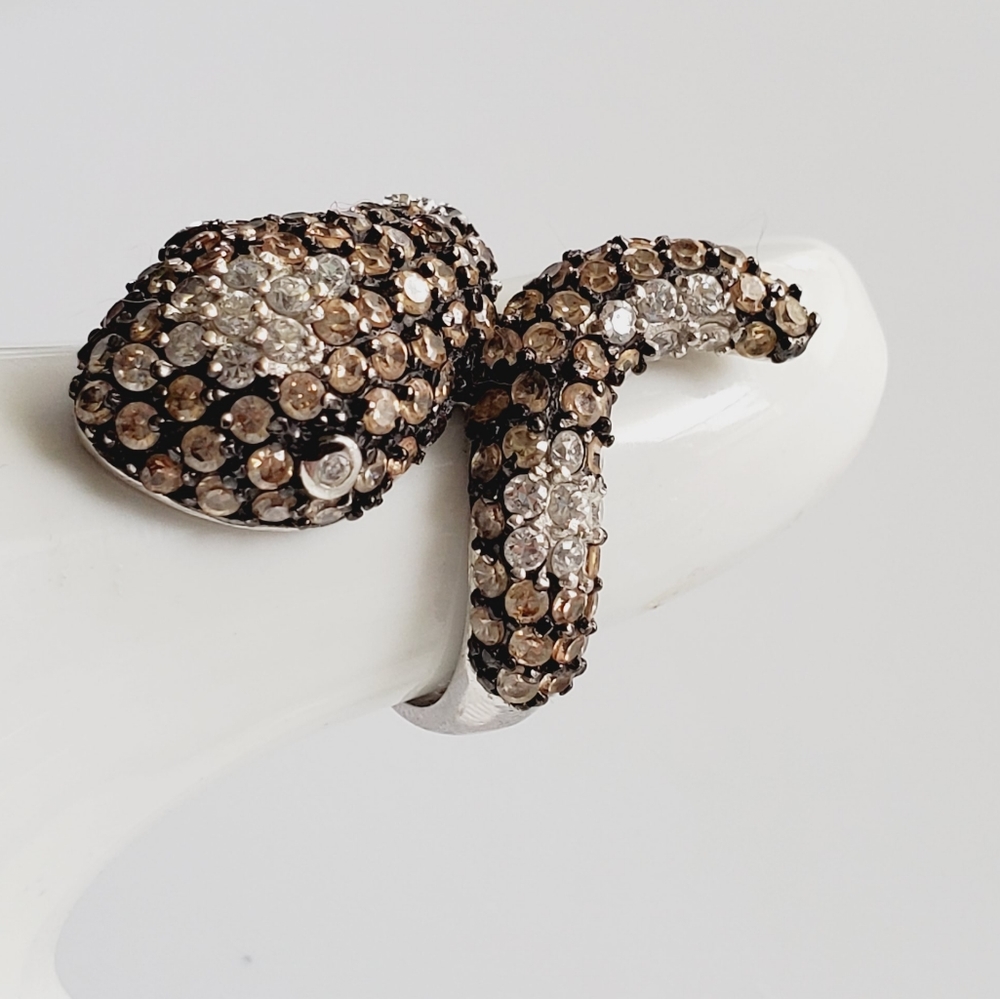 Rarities Carol Brodie Cfj Snake Sterling Ring 7